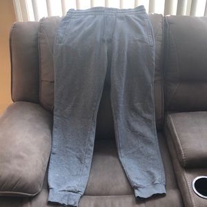 Faint blue sweat pants